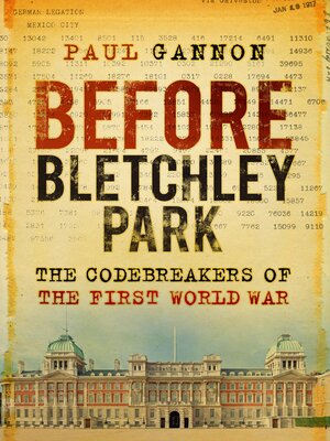 cover image of Before Bletchley Park